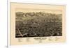 1882, Colorado Springs 1882c Bird's Eye View, Colorado, United States-null-Framed Giclee Print