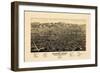 1882, Colorado Springs 1882c Bird's Eye View, Colorado, United States-null-Framed Giclee Print