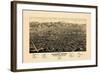 1882, Colorado Springs 1882c Bird's Eye View, Colorado, United States-null-Framed Giclee Print