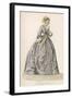 1882 Depiction of 1840s Fashions-F. Lix-Framed Art Print