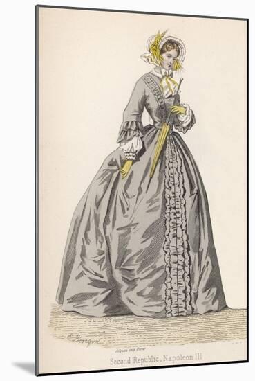 1882 Depiction of 1840s Fashions-F. Lix-Mounted Art Print