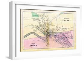 1882, Dover Village, Foxcroft Village, Maine, United States-null-Framed Giclee Print