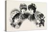 1882 Fashionable Hats, Fashion-null-Stretched Canvas