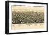 1882, Golden Bird's Eye View, Colorado, United States-null-Framed Giclee Print