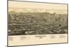 1882, Golden Bird's Eye View, Colorado, United States-null-Mounted Giclee Print