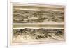 1882, Grand Canyon - Sheet X - Views from Mt. Trumbull and Mt. Emma, Arizona, United States-null-Framed Giclee Print