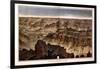 1882, Grand Canyon - Sheet XVI - Panorama from Point Sublime, Arizona, United States-null-Framed Giclee Print
