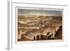 1882, Grand Canyon - Sheet XVII - Panorama from Point Sublime, Arizona, United States-null-Framed Giclee Print