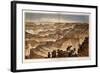 1882, Grand Canyon - Sheet XVII - Panorama from Point Sublime, Arizona, United States-null-Framed Giclee Print