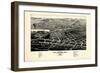 1882, Las Vegas Bird's Eye View, New Mexico, United States-null-Framed Giclee Print