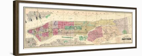 1882, New York City and County 1882, New York, United States-null-Framed Premium Giclee Print