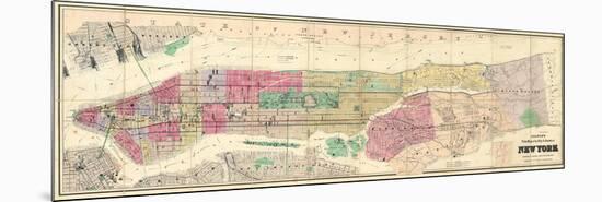 1882, New York City and County 1882, New York, United States-null-Mounted Premium Giclee Print