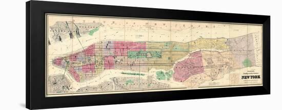 1882, New York City and County 1882, New York, United States-null-Framed Premium Giclee Print
