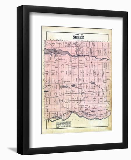 1882, Sebec Town, Maine, United States-null-Framed Giclee Print