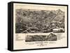 1882, Trinidad Bird's Eye View, Colorado, United States-null-Framed Stretched Canvas