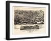 1882, Trinidad Bird's Eye View, Colorado, United States-null-Framed Giclee Print