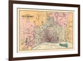 1883, Detroit City, Michigan, United States-null-Framed Giclee Print