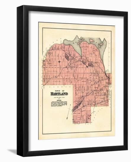 1883, Hartland Town, Maine, United States-null-Framed Giclee Print