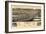 1883, Livingston Bird's Eye View, Montana, United States-null-Framed Giclee Print