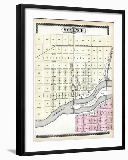 1883, Momence, Illinois, United States-null-Framed Giclee Print