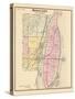 1883, Monguagon Township, Trenton, Detroit River, Hickory Isle, Sibleys Station, Michig-null-Stretched Canvas