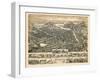 1883, Nashua Bird's Eye View, New Hampshire, United States-null-Framed Giclee Print