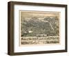 1883, Nashua Bird's Eye View, New Hampshire, United States-null-Framed Giclee Print