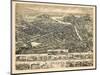 1883, Nashua Bird's Eye View, New Hampshire, United States-null-Mounted Giclee Print