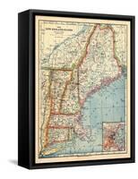 1883, New England 1883, Maine, United States-null-Framed Stretched Canvas