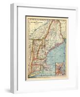 1883, New England 1883, Maine, United States-null-Framed Giclee Print