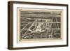 1883, New York City 1883 Bird's Eye View of World's Fair, New York, United States-null-Framed Giclee Print