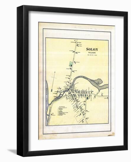 1883, Solon Village, Maine, United States-null-Framed Premium Giclee Print