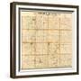 1883, Story County Wall Map, Iowa, United States-null-Framed Giclee Print
