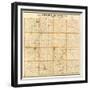 1883, Story County Wall Map, Iowa, United States-null-Framed Giclee Print