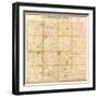 1883, Story County Wall Map, Iowa, United States-null-Framed Giclee Print