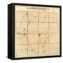 1883, Story County Wall Map, Iowa, United States-null-Framed Stretched Canvas