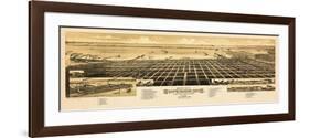 1883, Superior Bird's Eye View, Wisconsin, United States-null-Framed Giclee Print