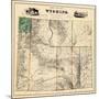 1883, Wyoming 1883 State Map, Wyoming, United States-null-Mounted Giclee Print