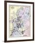 1884, Auburn City, Lewiston City, Maine, United States-null-Framed Giclee Print