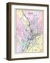 1884, Bangor City, Brewer Town, Maine, United States-null-Framed Giclee Print