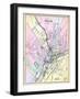 1884, Bangor City, Brewer Town, Maine, United States-null-Framed Giclee Print