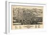 1884, Butte City Bird's Eye View, Montana, United States-null-Framed Giclee Print