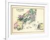 1884, Casco Bay, Scarborough, Cape Elizabeth, Portland, Falmouth, Cumberland, Yarmouth-null-Framed Giclee Print