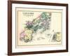 1884, Casco Bay, Scarborough, Cape Elizabeth, Portland, Falmouth, Cumberland, Yarmouth-null-Framed Giclee Print