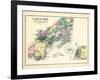 1884, Casco Bay, Scarborough, Cape Elizabeth, Portland, Falmouth, Cumberland, Yarmouth-null-Framed Giclee Print