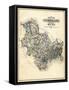 1884, Cumberland County Map, Maine, United States-null-Framed Stretched Canvas