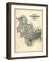 1884, Cumberland County Map, Maine, United States-null-Framed Premium Giclee Print