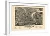 1884, Exeter Bird's Eye View, New Hampshire, United States-null-Framed Giclee Print