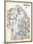 1884, Fort Kent, Aroostook, Presque Island, Eagle Lake, Fort Fairfield, Portage-null-Mounted Giclee Print