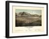 1884, Hailey Bird's Eye View, Idaho, United States-null-Framed Giclee Print